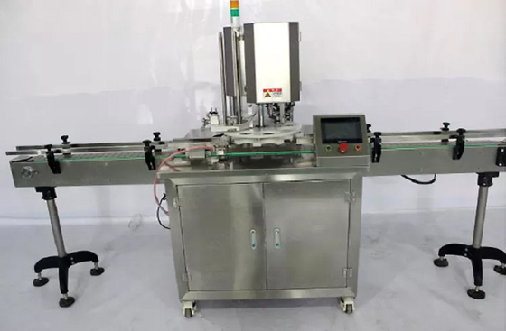 Máquina de costura de latas totalmente automática de alta eficiência, máquina seladora de latas de plástico PLC