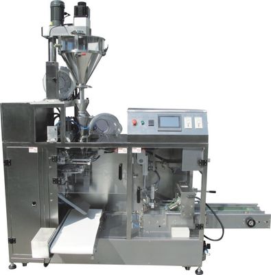 A máquina de enchimento horizontal do malote de Doypack Premade pulveriza a embalagem granulada do PE 1PH de OPP